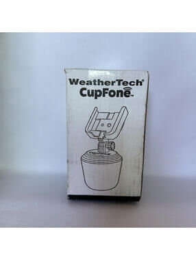 WeatherTech CupFone - Universal Adjustable Cup Holder Car Mount for Cell Phones